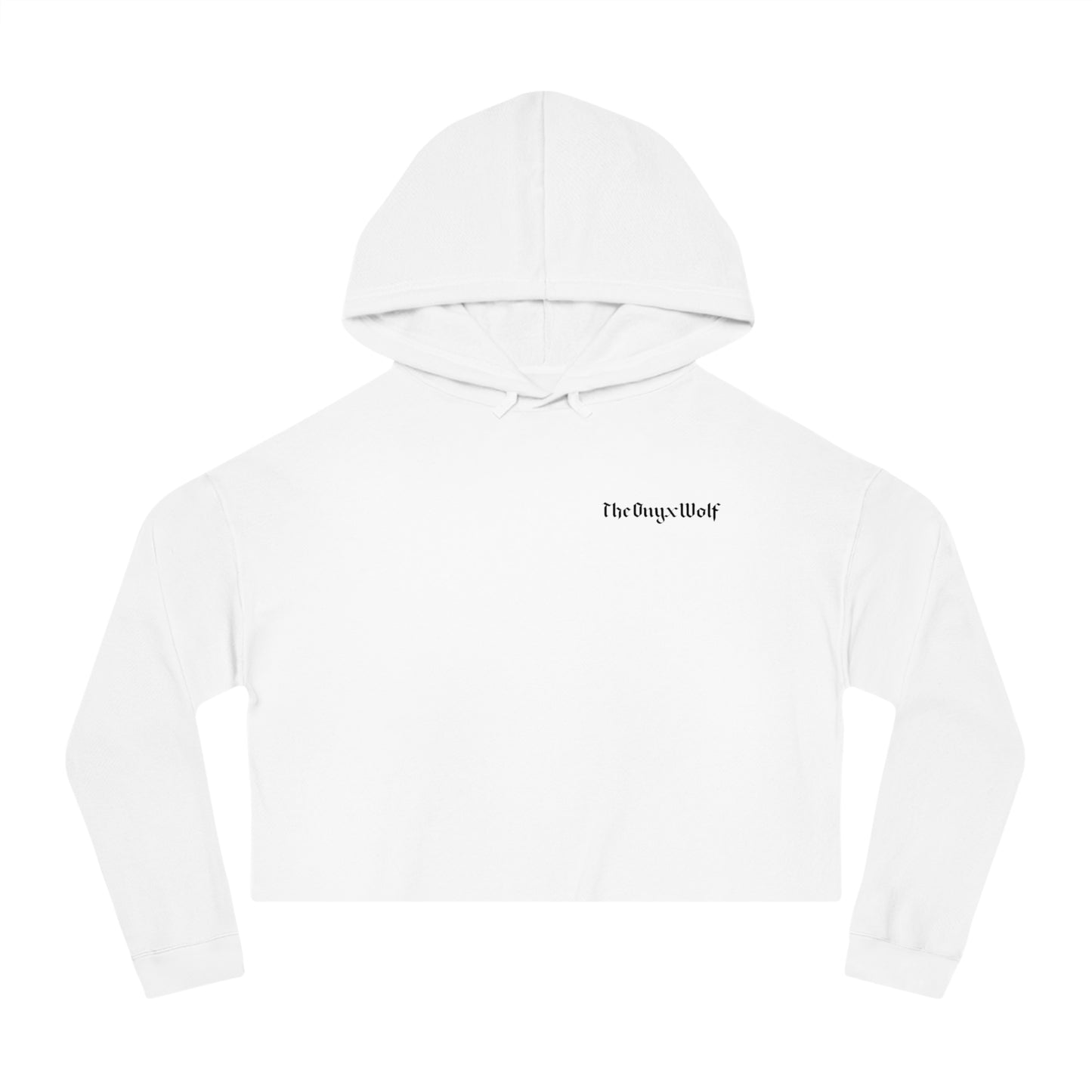 Skull & Roses Crop Hoodie