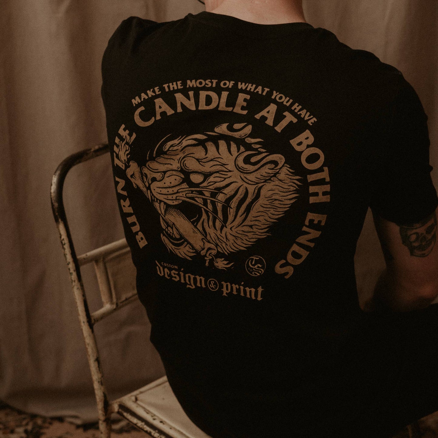 BURN THE CANDLE - SHORT SLEEVE UNISEX T-SHIRT