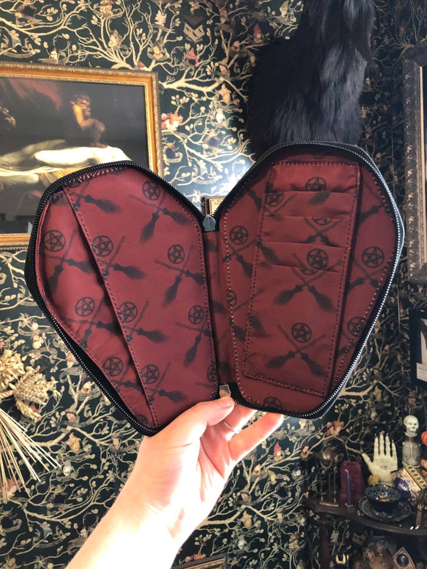 Coffin Goat Ita Wallet by The Pickety Witch