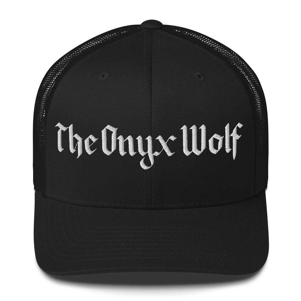 The Onyx Wolf Trucker Cap