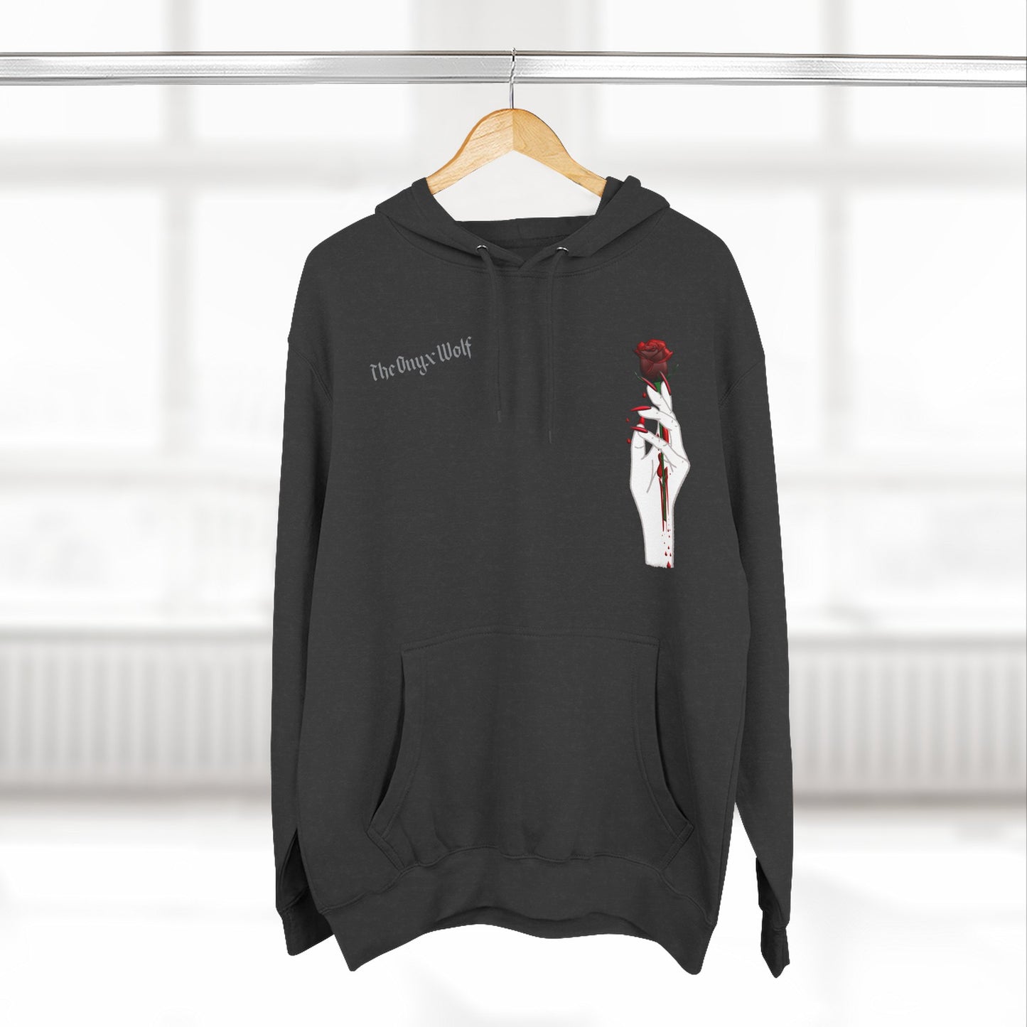 Fleece Hoodie - Deadly Rose