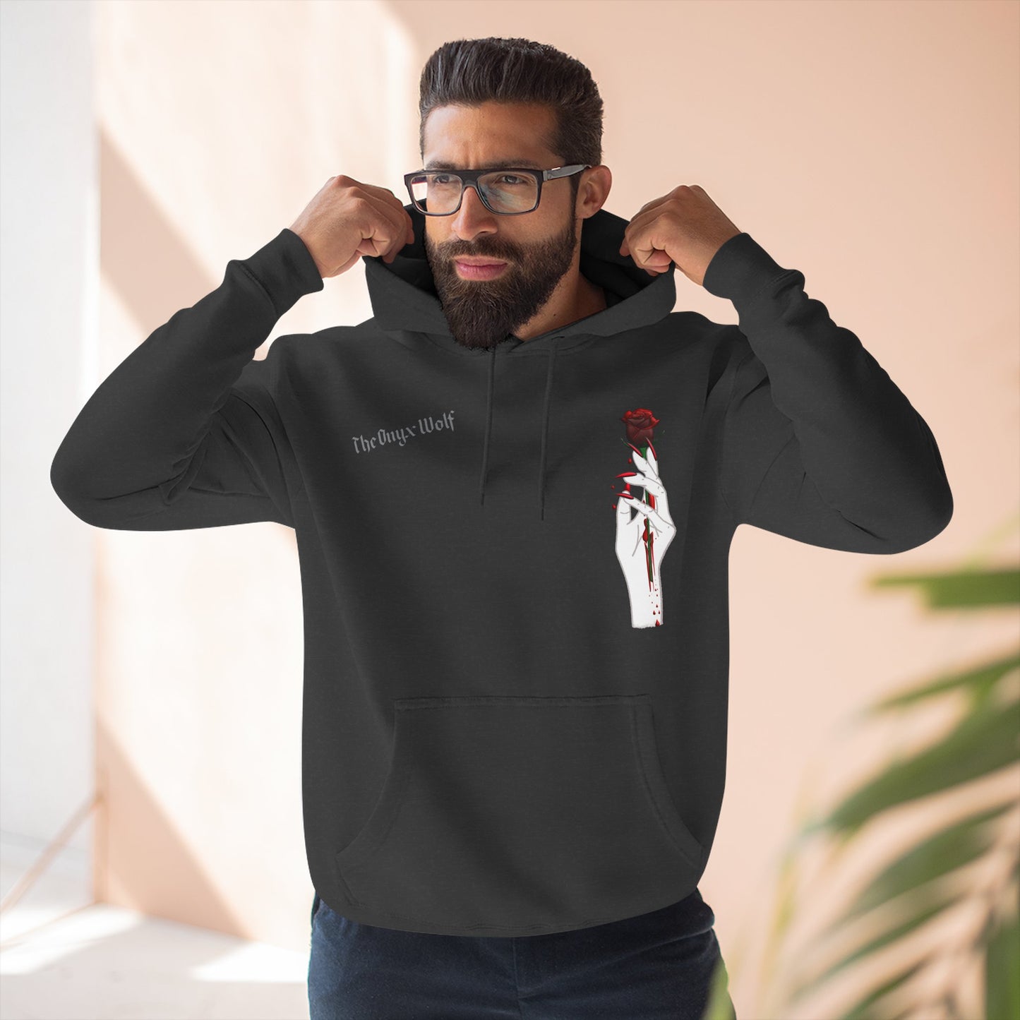 Fleece Hoodie - Deadly Rose