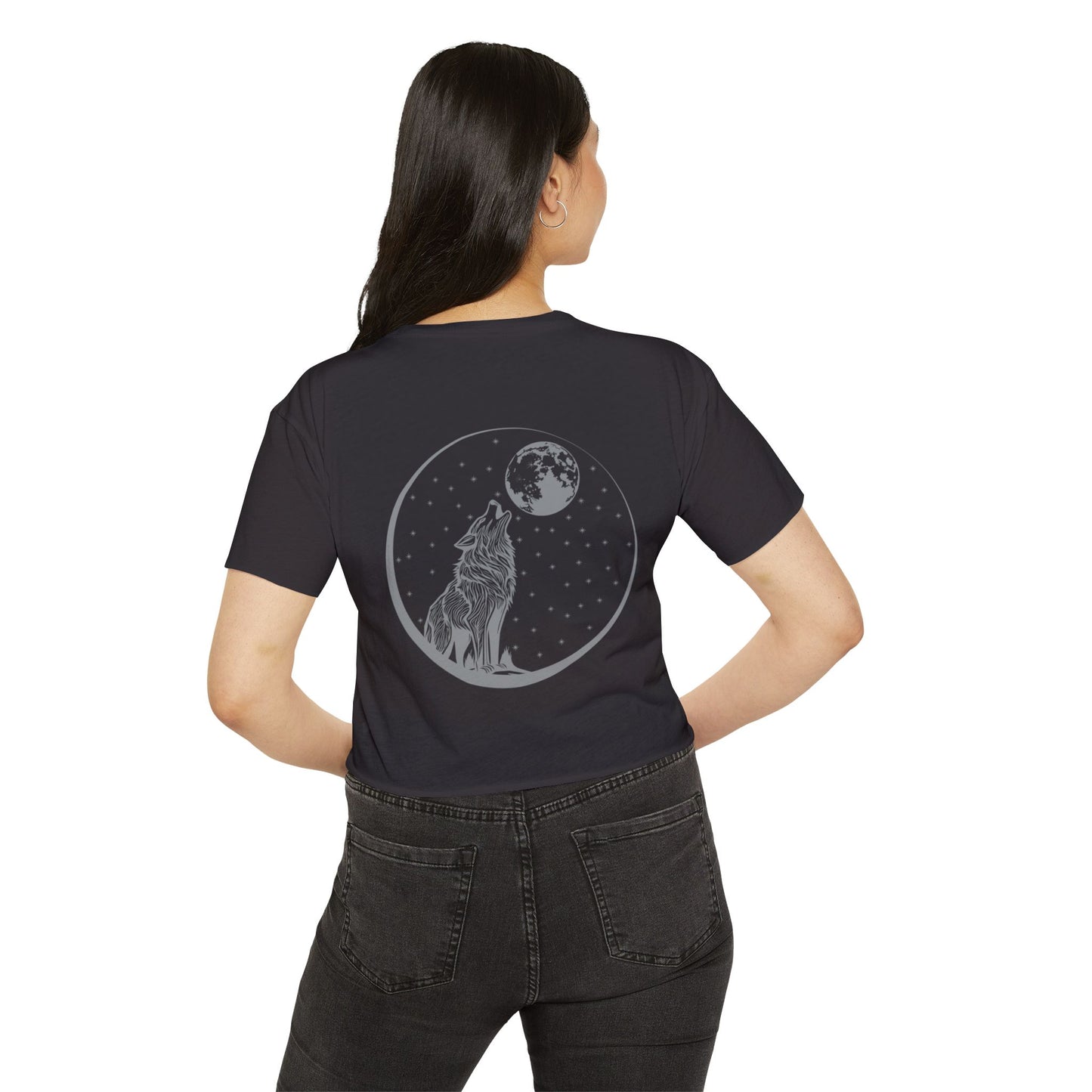 The Onyx Wolf Crop Top