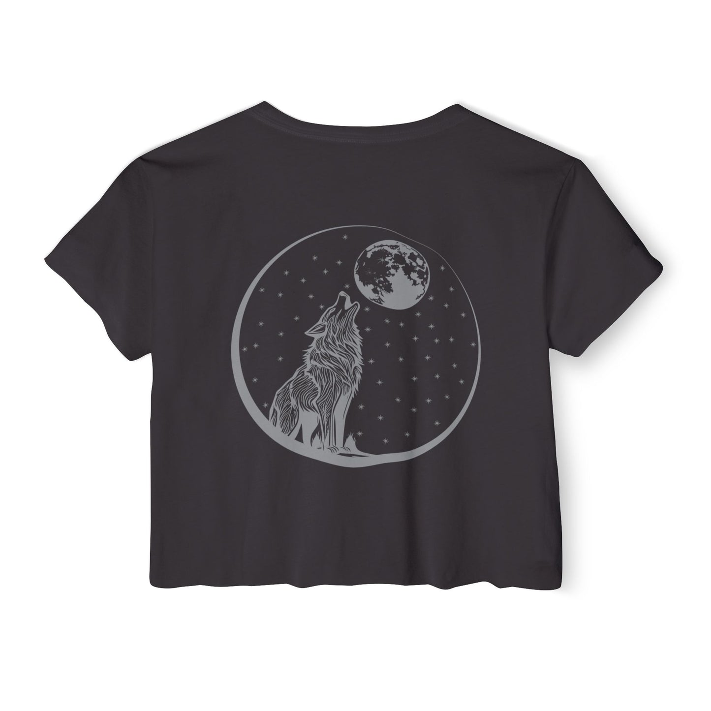 The Onyx Wolf Crop Top