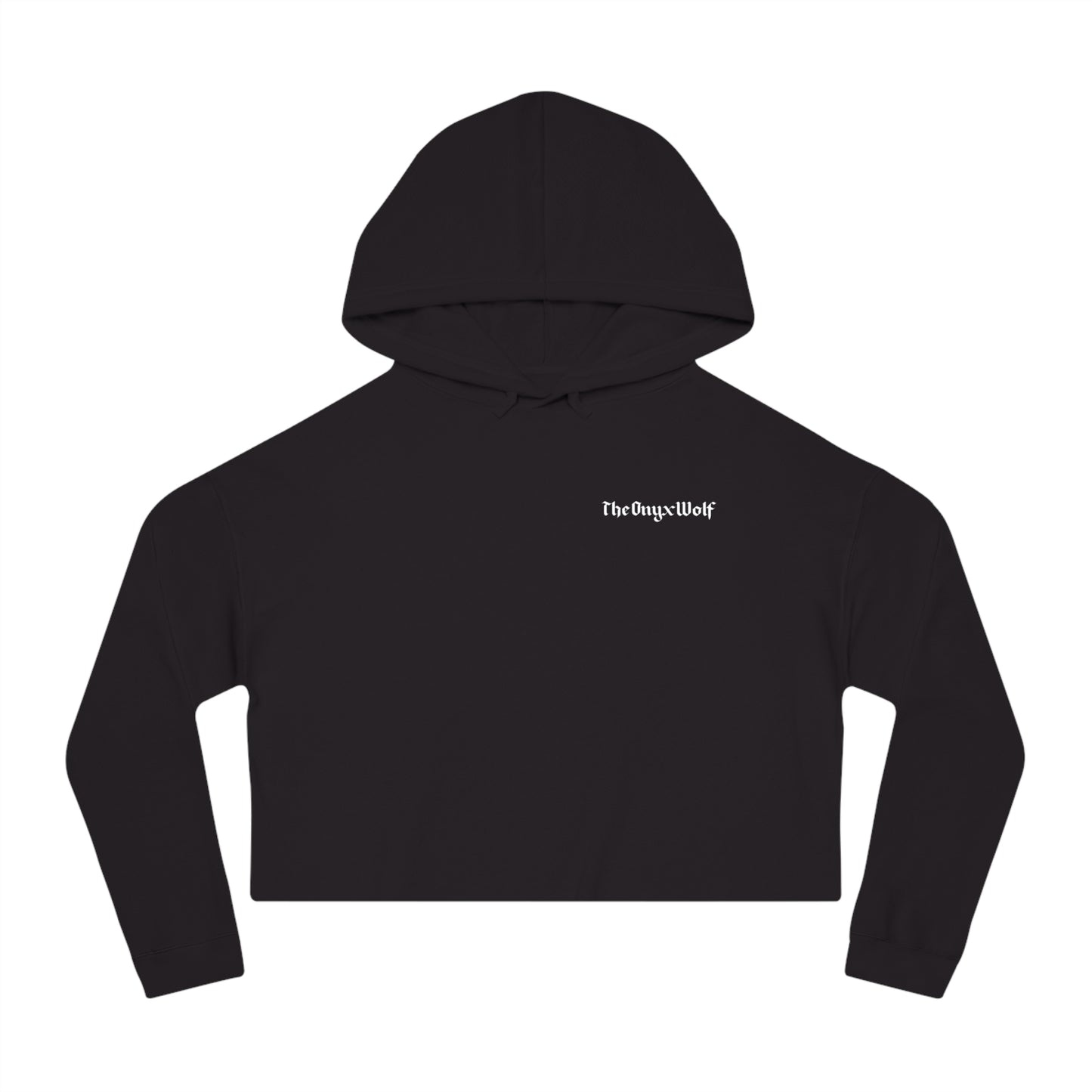 Skull & Roses Crop Hoodie