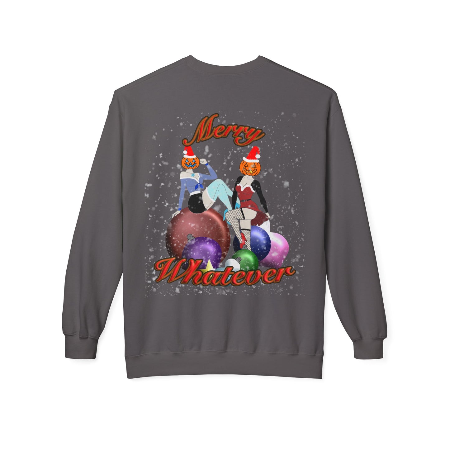 Pumpkin Pinup Girls Fleece Sweatshirt