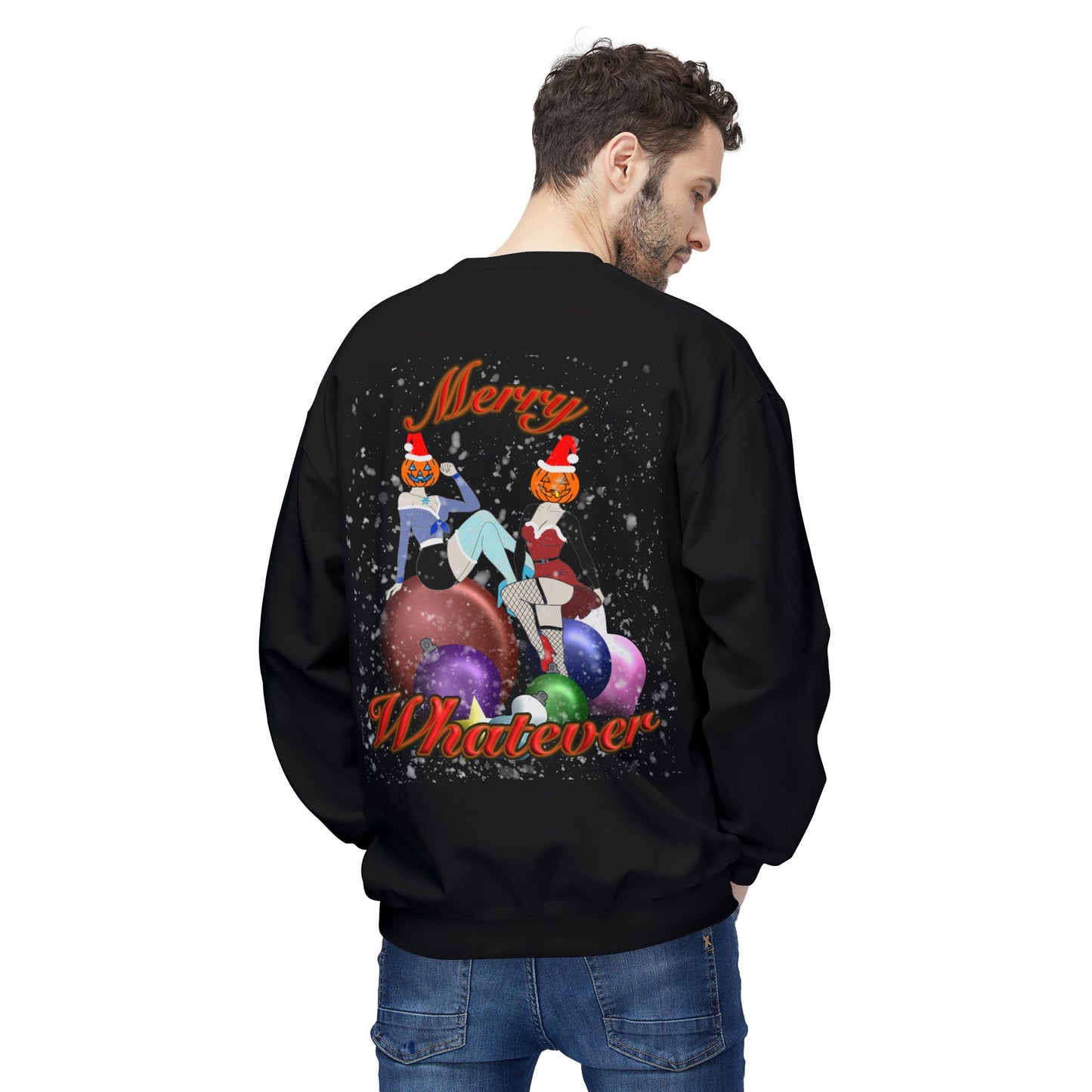 Pumpkin Pinup Girls Fleece Sweatshirt