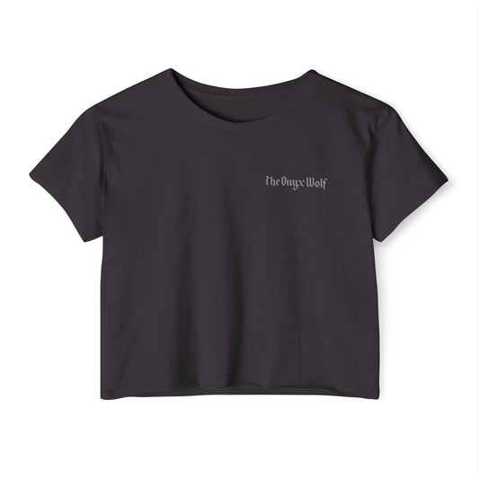 The Onyx Wolf Crop Top