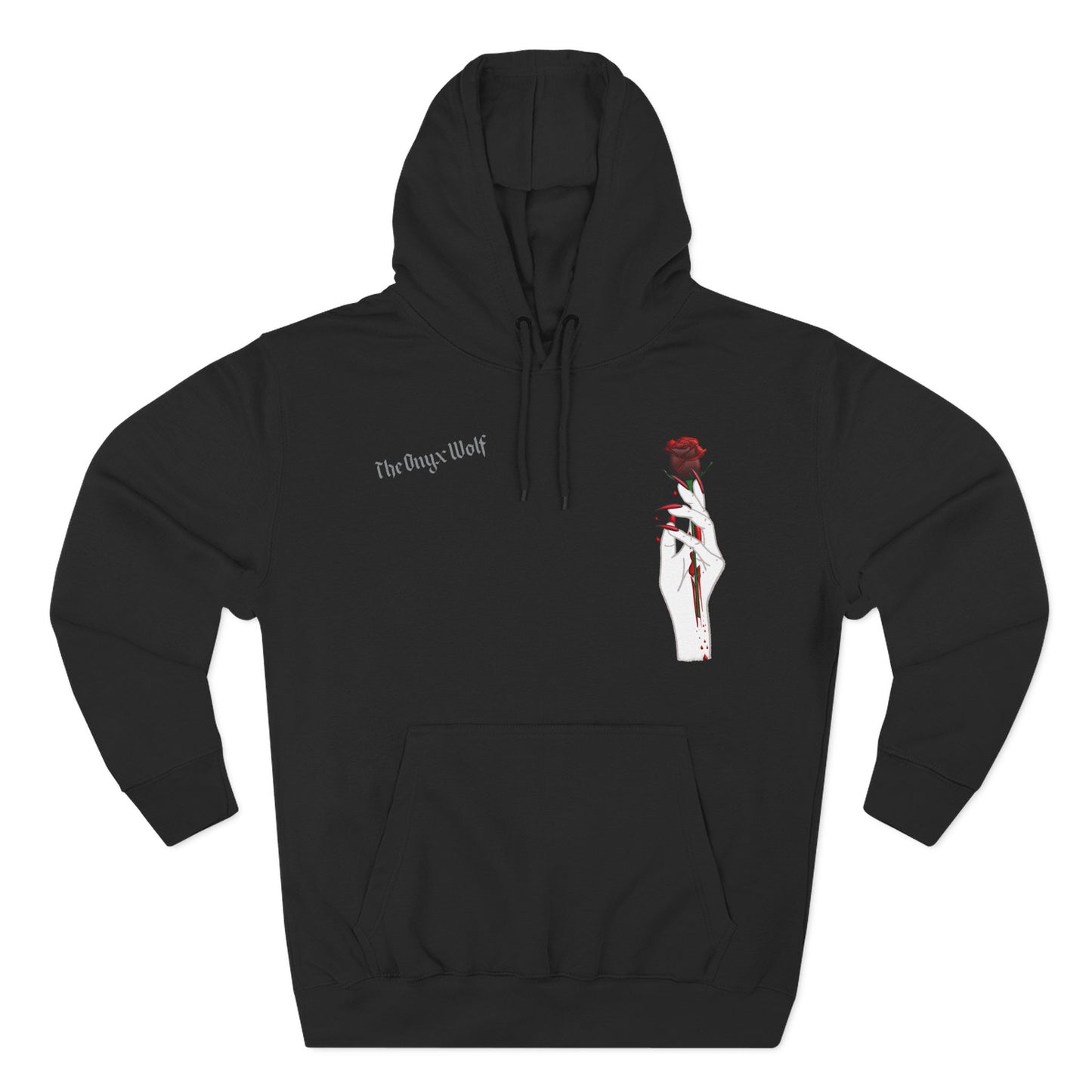 Fleece Hoodie - Deadly Rose