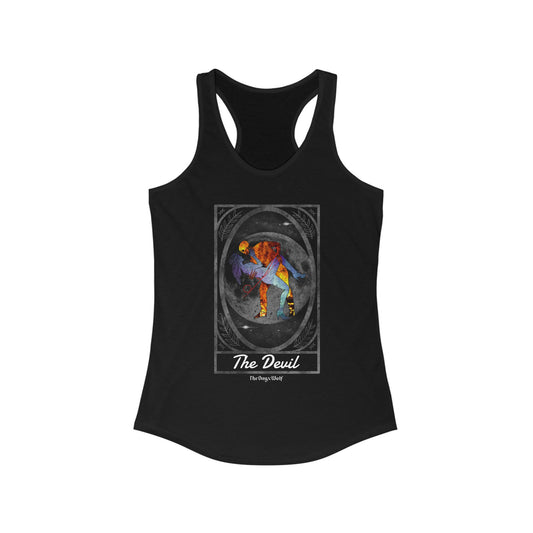 Women's Tank Top The Devil Tarot Card Design