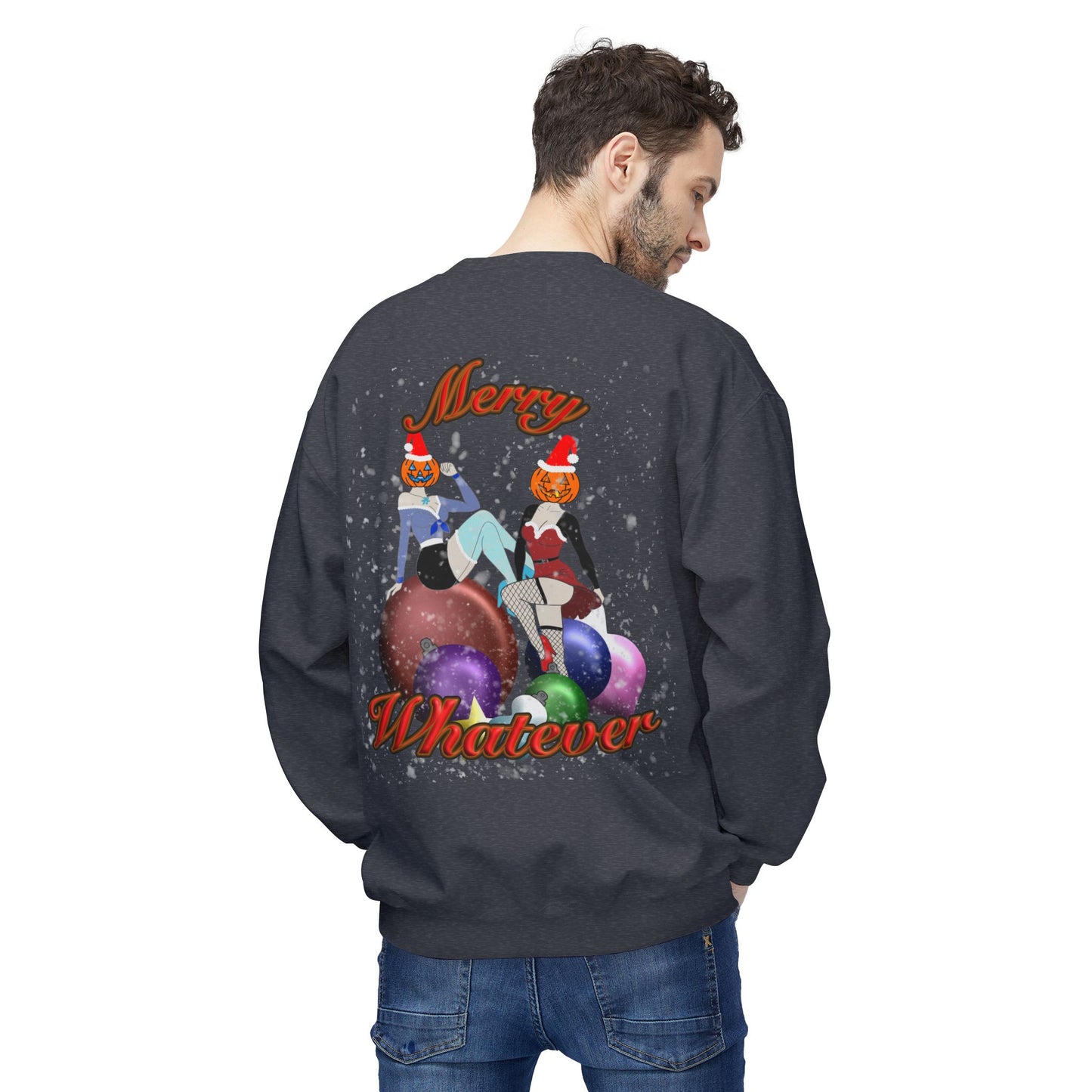 Pumpkin Pinup Girls Fleece Sweatshirt