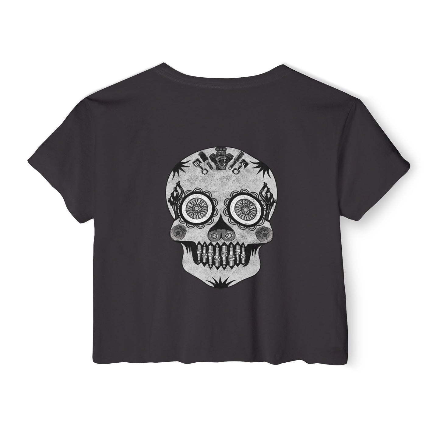 Sugar Skull Crop Top