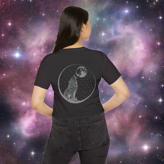 The Onyx Wolf Crop Top