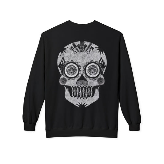 Sugarskull Car Parts Crewneck Sweatshirt