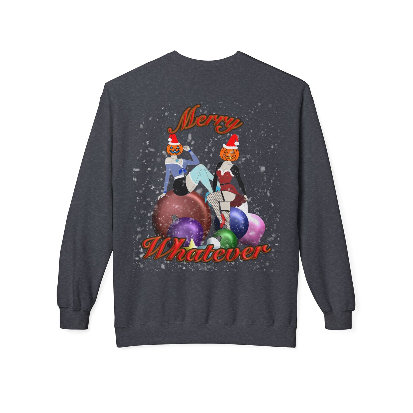 Pumpkin Pinup Girls Fleece Sweatshirt