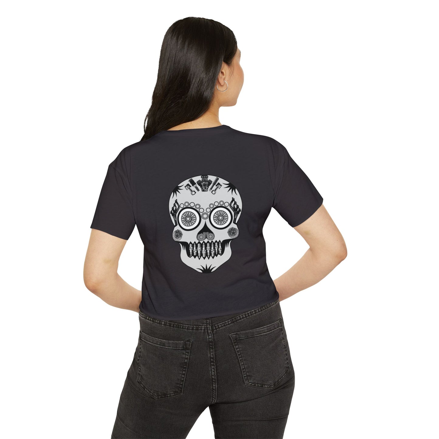 Sugar Skull Crop Top