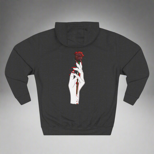Fleece Hoodie - Deadly Rose